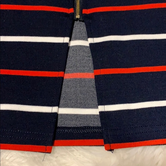 Striped Pencil Skirt w Slit ☺️ - Picture 4 of 7